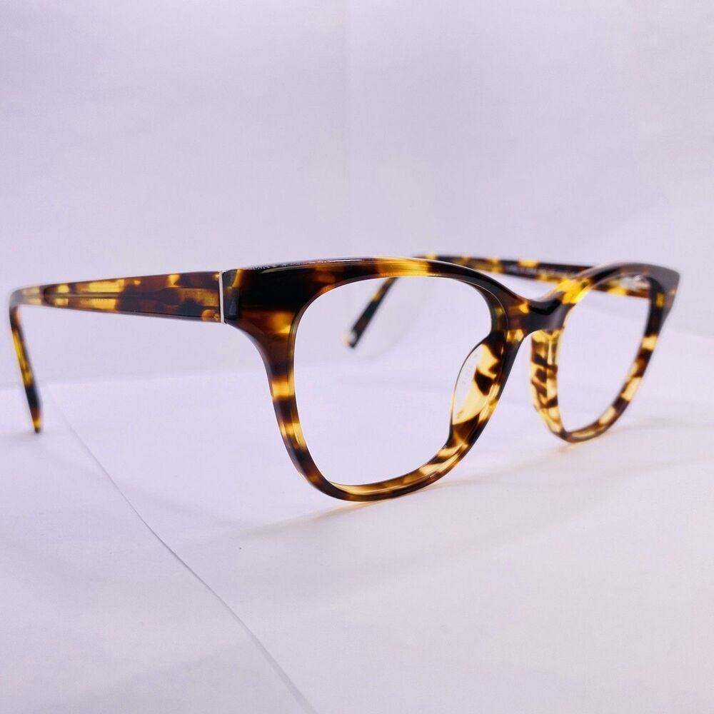 Warby Parker Eyeglasses Frames Amelia 294 50 [] 17 142 Amber Tortoise Lava